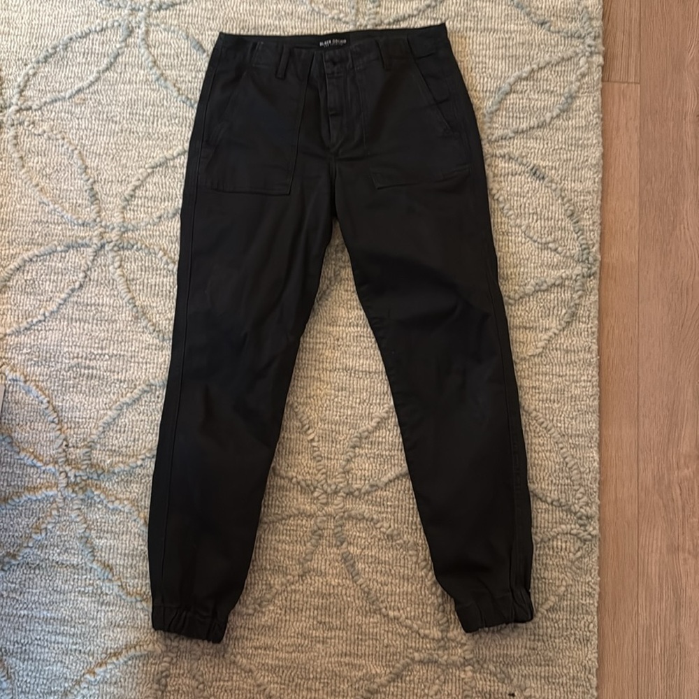 Black orchid mid rise pant  - cinched ankle